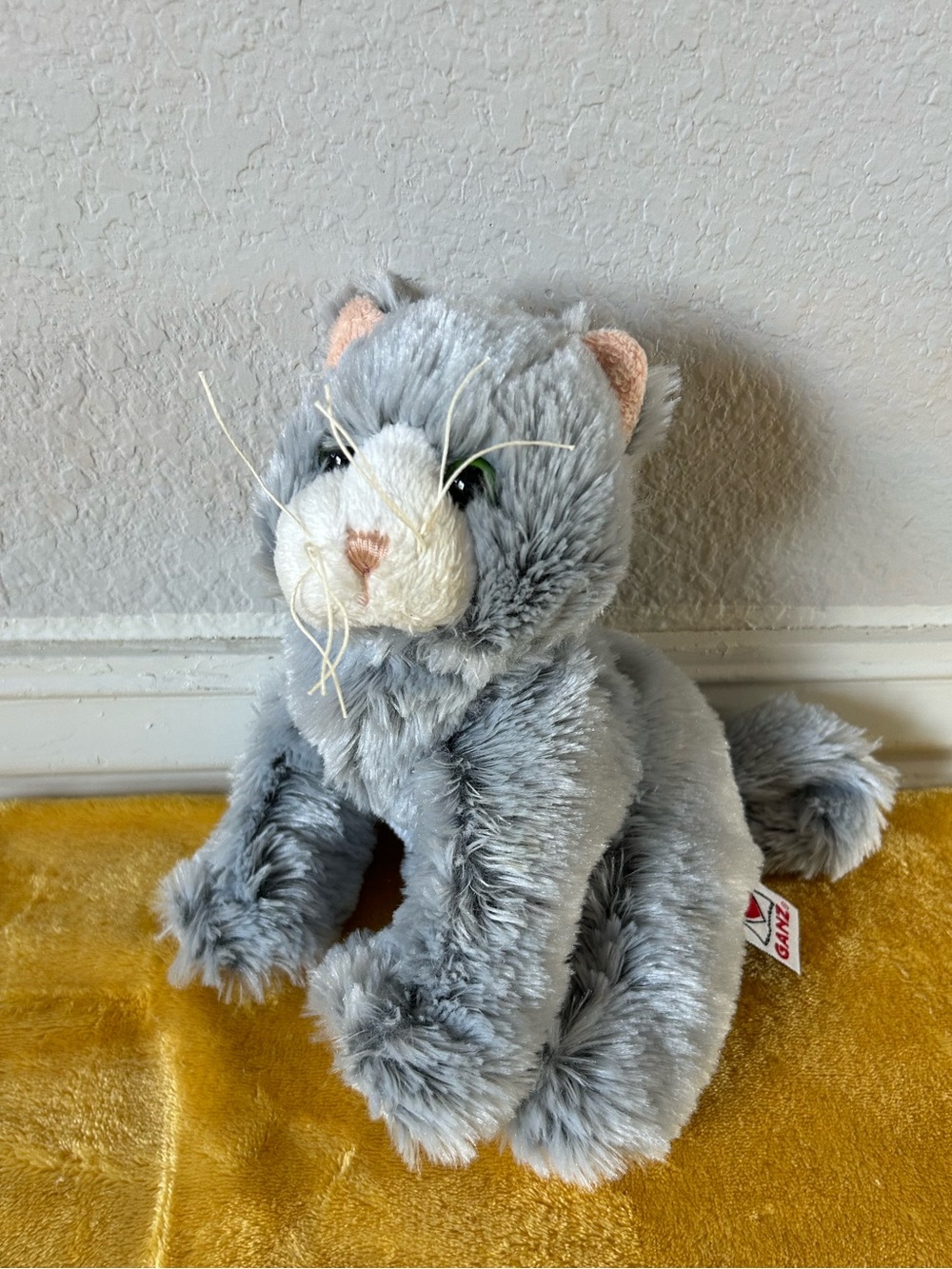 Webkinz Ganz Silversoft Cat Plush Toy Ganz Stuffed Animal 2009 Soft Kitty Cute